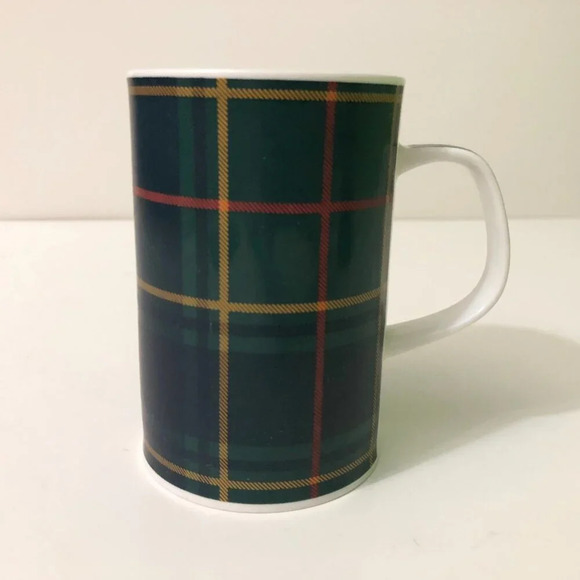 Lot of 2 Dunoon Scotland Mugs Coffee Cups Tartan Plaid - Picture 12 of 16